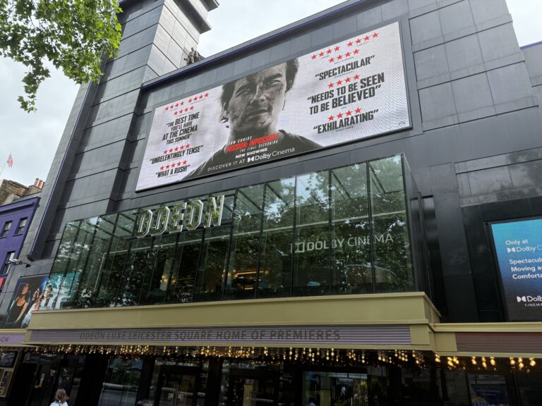 🎬 Mission Impossible at Odeon Leicester Square – Blockbuster Vibes in London’s Most Iconic Cinema